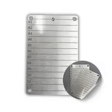 Placa Cold Wallet Gravada - 12/24 Palavras
