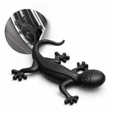 Acessório Decorativo Lagartixa Gekko Audi Para Saída De Ar Carro Preto