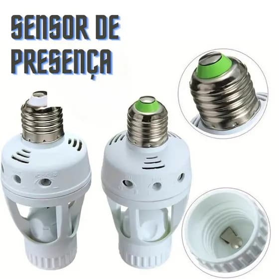 Sensor de Presença Para Lâmpada Soquete Sensor de Movimento Com Infravermelho 360 Graus