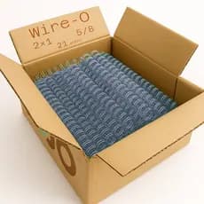 Kit 10/20/30/40/50 Arames Wire-O 5/8" (15,9mm) 2x1 Metálicos – 21 Anéis – Para Cadernos Personalizados até 120 Folhas