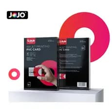 Placas de PVC Para Impressoras à Jato de Tinta - Contém 50 Placas e 100 Folhas de Impressão - JOJO