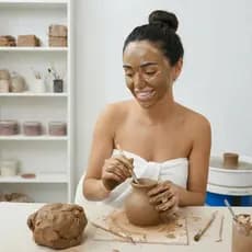 ARGILA DE MODELAR NATURAL 10KG TRABALHO ESCOLAR ARTESANATO PODE USAR NA PELE