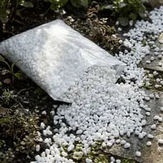 Pedra Branca Jardim 1kg até 20kg  Pedrisco Granilha Decorativa Vasos de Planta Grafiato