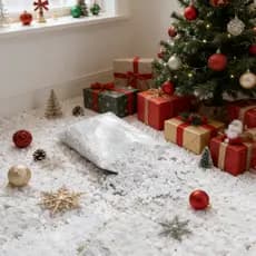 DECORAÇÃO DE NATAL DALOMITA PEDRA BRANCA GRANILHA PEDRISCO ENFEITE PARA ARVORE DE NATAL VASOS