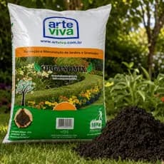 SUBSTRATO ORGANICO - COMPOSIÇÃO TURFA ADUBO MINERAL PH CORRIGIDO 4,5KG, 18KG ORGANOMIX