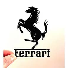 Logo Ferrari de Parede auto Adesivo