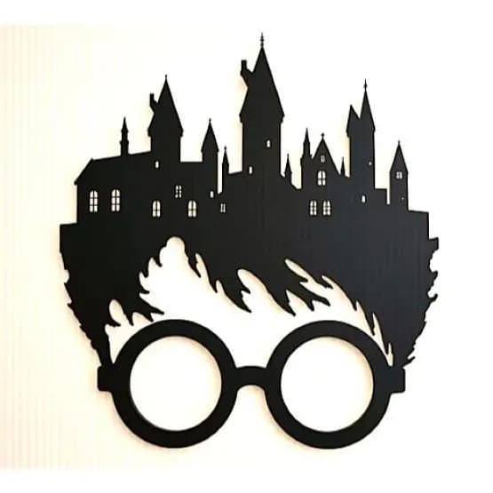 Harry Potter - Quadro Decorativo Castelo Hogwarts