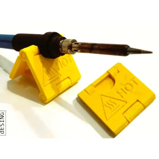 Suporte Dobrável para Ferro de Solda