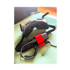 Suporte para bateria DJI Goggles 2 com trava para cabo