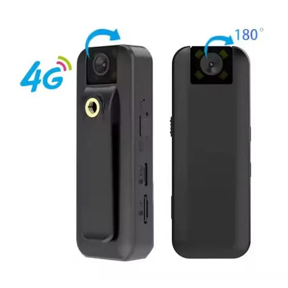 Câmera Corporal 4g (wi-fi) Lente De 180 Graus 2k 32gb