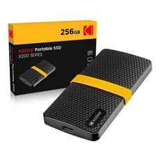 Ssd Portátil Externo Kodak X200 - 256 Gb