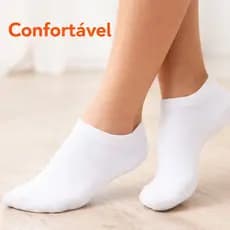 Meias Soquete Fashion Feminina Confortável Invisível Uso Diário