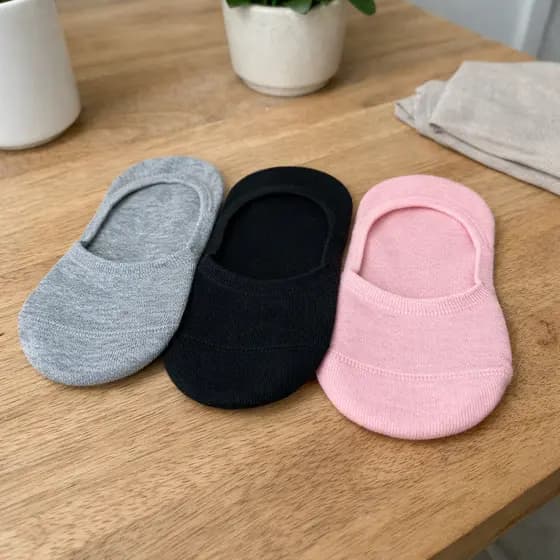 Kit Meia Invisível Feminina Casual Conforto e Qualidade