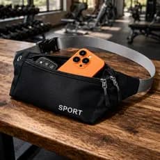 Pochete Bolsa Corrida Impermeável Porta Celular Esportiva Ajustável Leve Academia