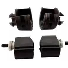 Kit Bucha e pino Dobradiça Tampa Traseira Strada Original Fiat 52148084 - 52148085