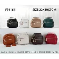 Bolsa Feminina Transversal Media Espaçosa De Ombro Casual F9416