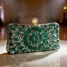 Bolsa Moda Feminina Clutch De Strass Pedrinhas Brilhantes 3011