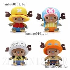 Presente de aniversário: Boneco de pelúcia Chopper, personagem de anime fofo Luffy Monkey D. Tony UT8F