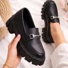 Mocassim Feminino Tratorado Casual Plataforma Oxford Leve Confortável Estiloso Envio Rápido