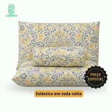 Jogo de Lençol Queen 3 Peças Microfibra - ESTAMPAS SORTIDAS