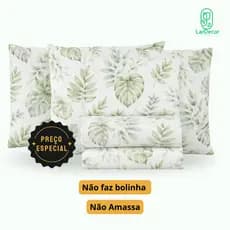 Jogo de Lençol Microfibra  Estampado Sortido Vários Tamanhos Lançamento