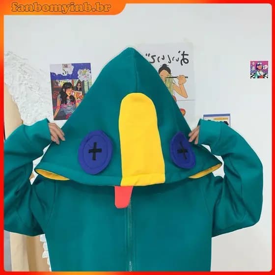 Brawl Stars Leon Hoodie Blackpink Ampliação HipHop Moda Plus Size Capuz Engrossamento De Velo