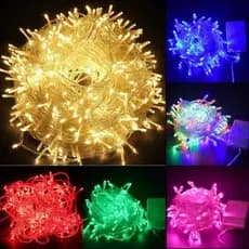 Luz LED Pisca Pisca de Natal 100 Leds 10m para decoração de jardim de casa de férias AC110V 220V