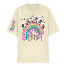 Camiseta Oversized Streetwear Slipknot Banda Rock Metal