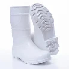 Bota Galocha PVC Impermeável Chuva Antiderrapante Cano Médio Unissex