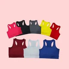 Kit 10 Top academia Suplex Fitness Nadador Academia Treino Roupas Femininas