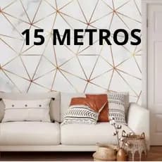 15 Metros Papel de Parede Zara Linha Gold Adesivo Auto Colante Lavavel Sala Quarto
