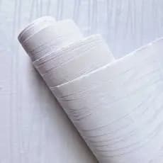 Papel de Parede 3D Linha Branco Dourado Auto Colante Impermeável Sala Quarto Cozinha