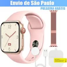 Smartwatch Feminino S10 Mini, Mostrador de 38mm, Duas Pulseiras, Presente Exquisito e Elegante