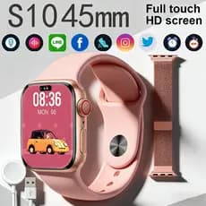 Relógio Inteligente S10 Ultra SmartWatch Série Calculadora Cardíaca Monitoramento De Freqüência Digital Para iOS Android
