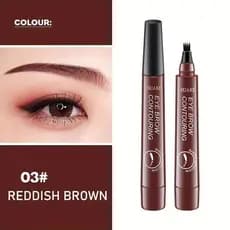 Lápis De Sobrancelha 5 Cores 4 , Maquiagem Líquida Fosca Natural Cosméticos De Longa Duração Anti-Queda