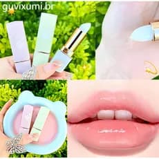 Bálsamo Labial Com Extrato De Flor Hidratante E Outono Inverno Anti-Secagem Cuidados Labiais Incolor