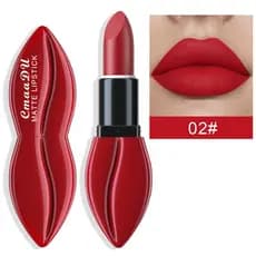 Batom Fosco CmaaDu Com Brilho five lipsticks , À Prova D'água , Durável , Antiaderente