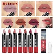 Six lipsticks Batom De Veludo Fosco Prova D'água , Transferência , Impecável , Hidratante De Lo