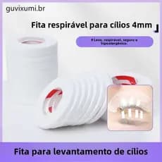 10 rolos de fita para cílios fita para levantamento de pálpebras antialérgica e respirável