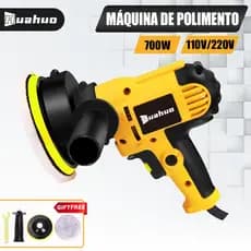 110/220V Politriz Lixadeira Multifunções 700w 5 Polegadas Uso Profissional