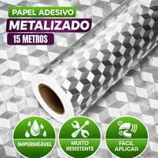 5/10/15 Metros Papel De Alumínio Rolo Adesivo Prova Da Agua Para Cozinha Adesivo Impermeável Protetor Fogão Armário