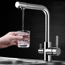 Torneira Monocomando Dupla Saída Gourmet Misturador Cozinha PARA FILTRO