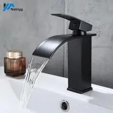 Misturador para Banheiro Monocomando com Torneira Cascata Baixa Cromada Torneira Banheiro