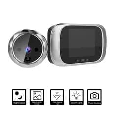 Visualizador De Porta Digital Olho Mágico Câmera Sino 2.8 Polegada Tela LCD Visão Noturna Monitoramento Tiro Para Segura