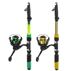 Vara De Pesca 60-120lbs Completa Com Molinete Esportiva Ao Ar Livre Robalo Portátil Com Linha~