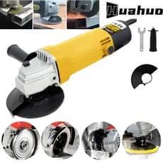 【110V/220V】 Esmerilhadeira Angular Lixadeira 870W 100mm 11000rpm  com peças