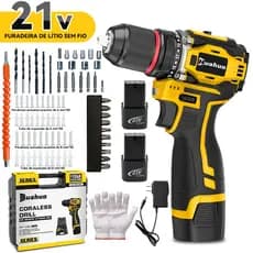 【110V/220V】Kit Parafusadeira Elétrica Special- Maleta Com 40pçs