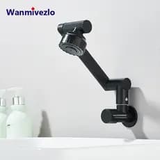 360 ° Torneira Rotativa Com Braço Robótico Para Cozinha E Banheiro