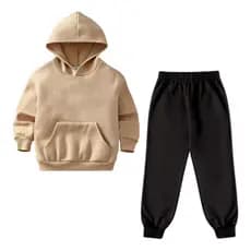 Conjunto Infantil Moletom Canguru Com Calça Flanelada Quentinho