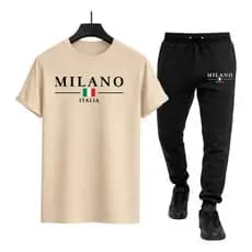 Conjunto Street Calça Moletom E Camiseta Milano Urban New